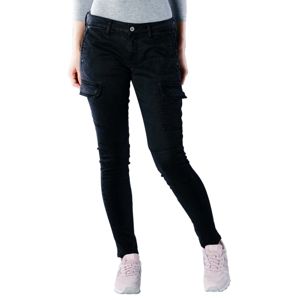 Pepe Jeans dámské černé kapsáčové kalhoty Survivor - 30/30 (987)